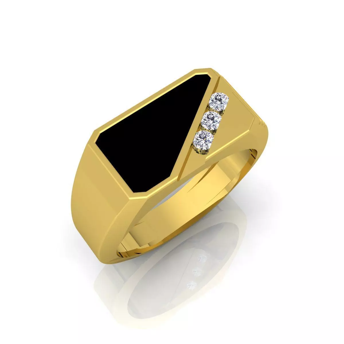 Mens Ring 3D print model_0