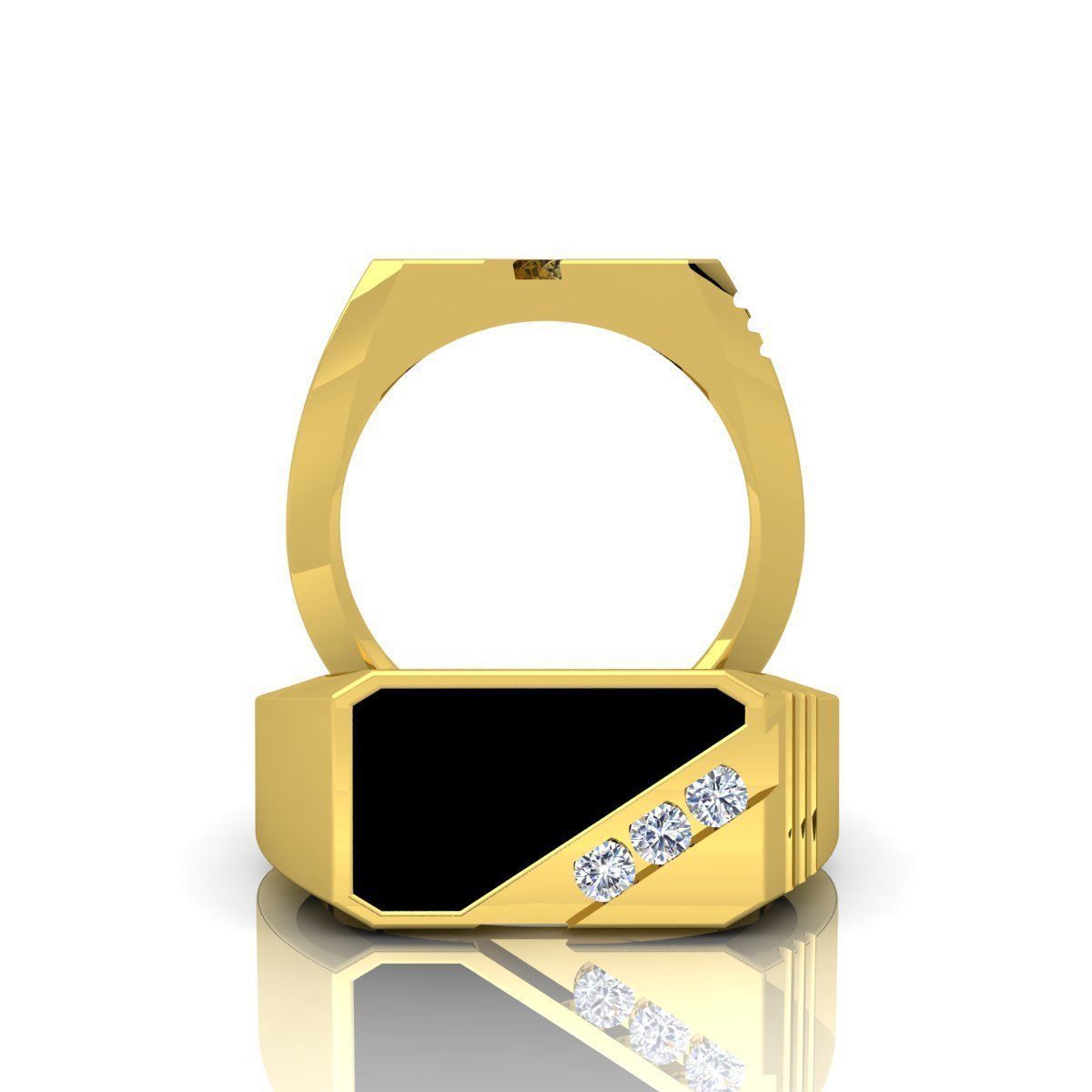 Mens Ring 3D print model_3