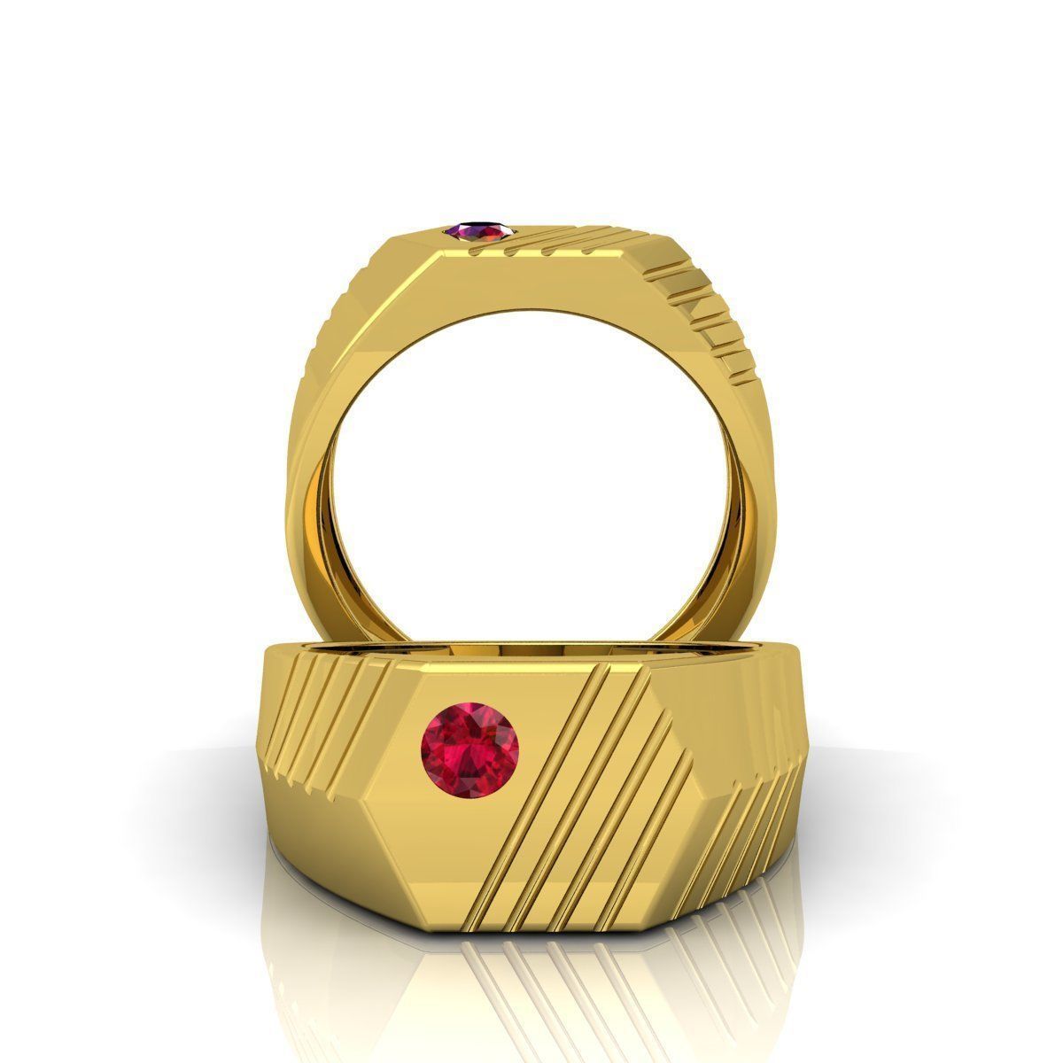 mens Ring 3D print model_2