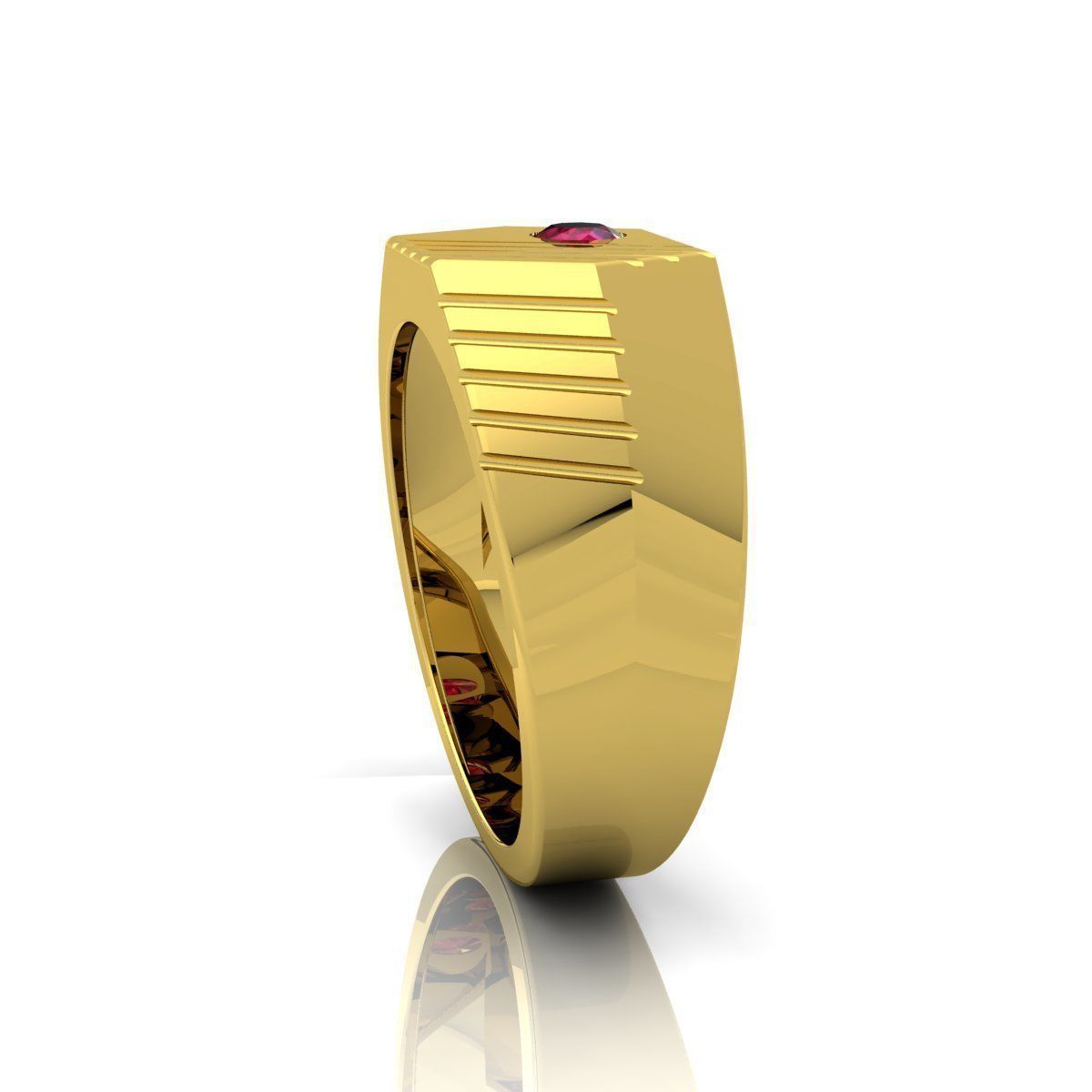 mens Ring 3D print model_7
