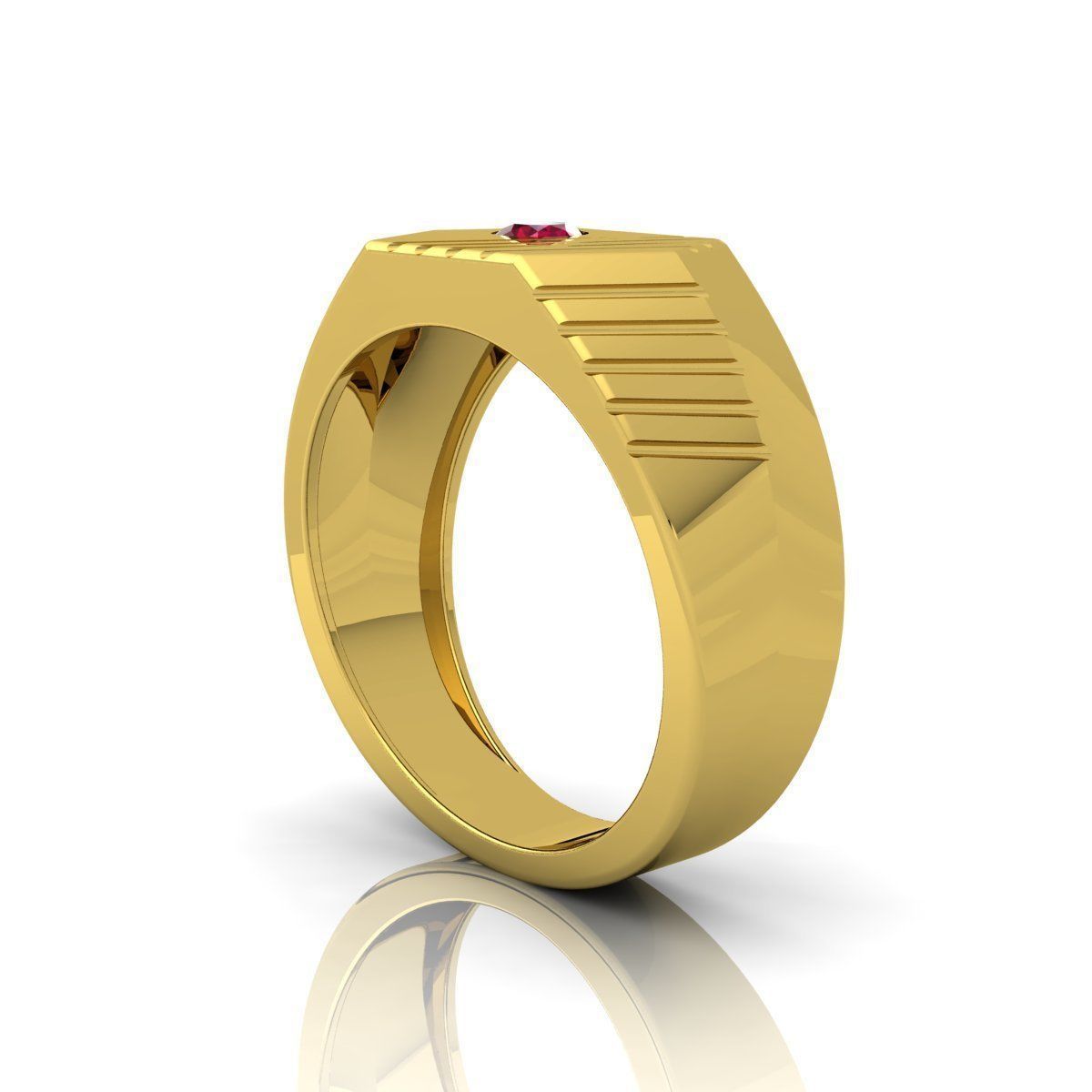 mens Ring 3D print model_3