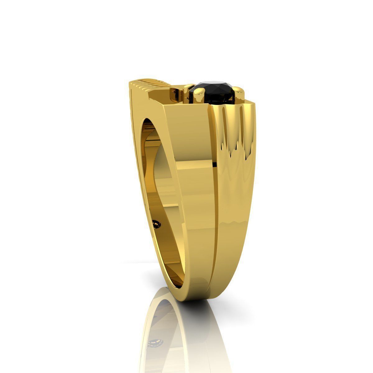 Mens Ring  3D print model_8