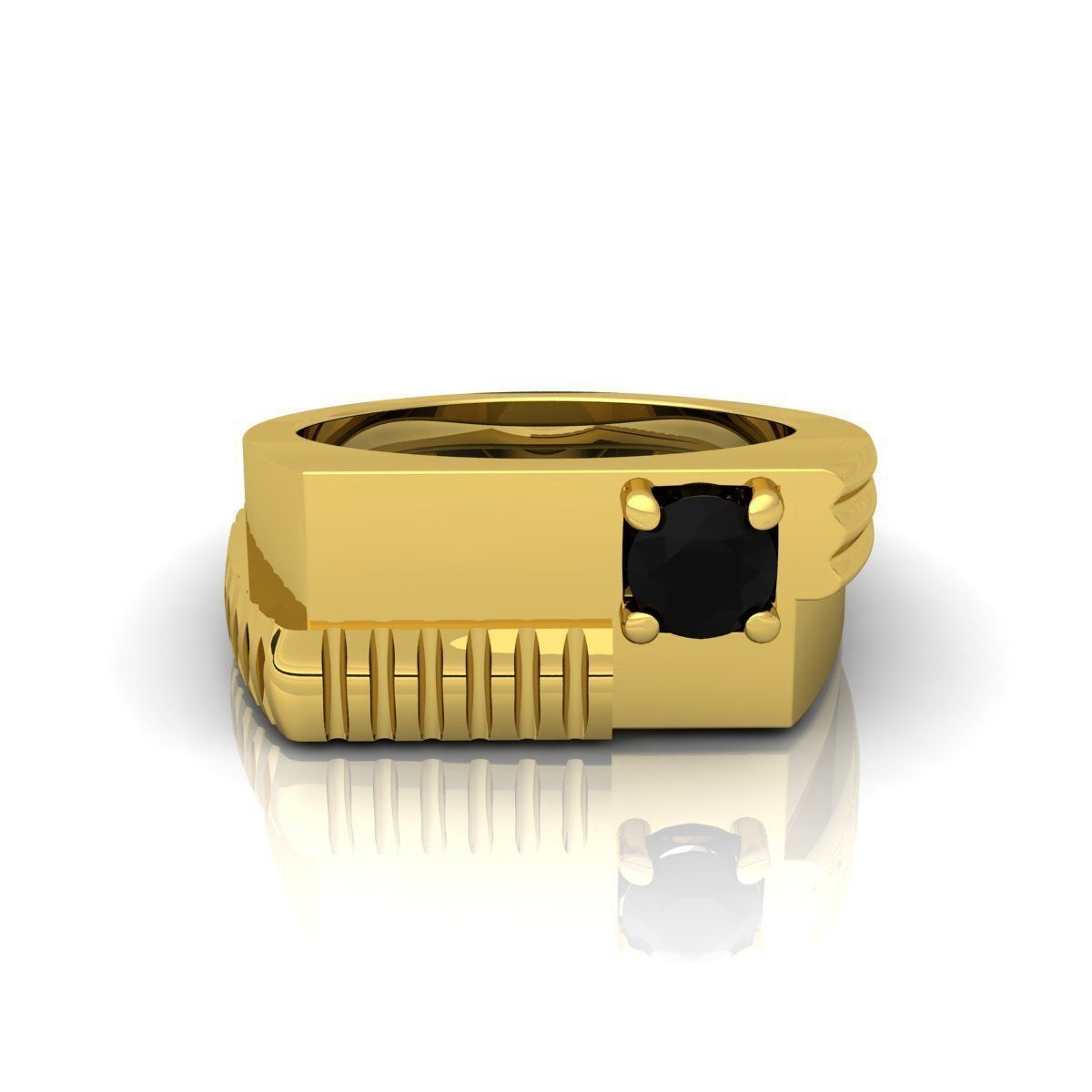 Mens Ring  3D print model_3