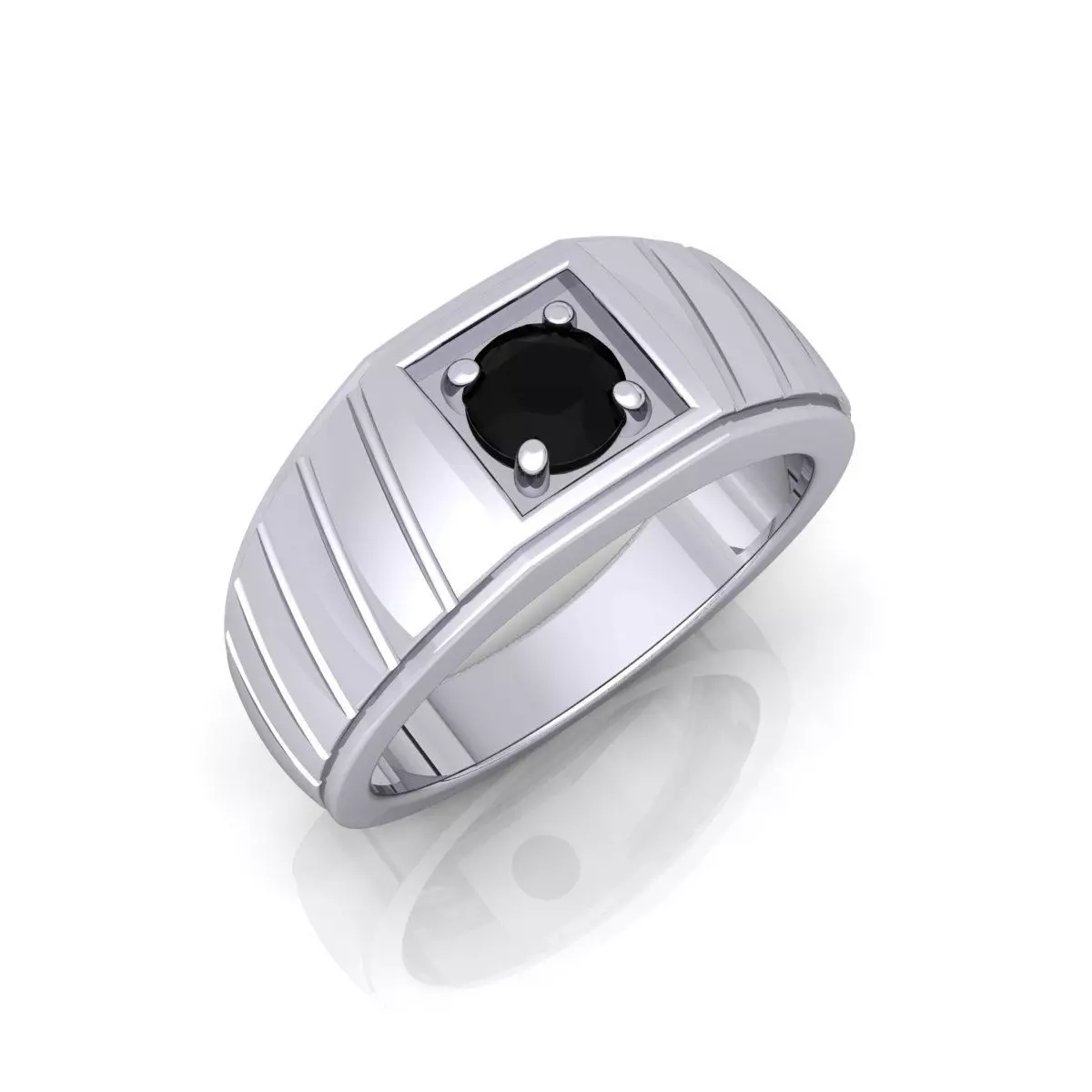 Mens Ring 3D print model_0