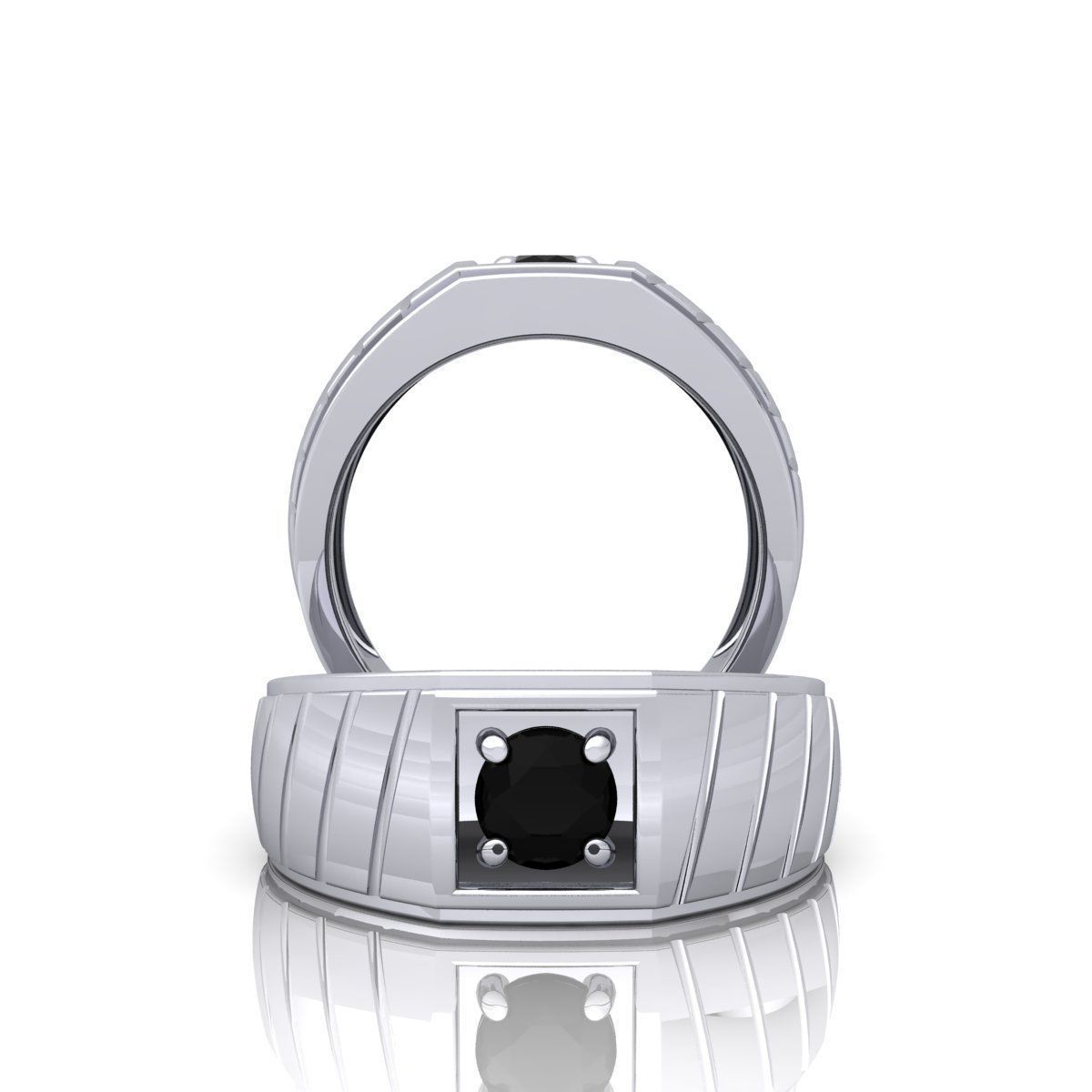 Mens Ring 3D print model_2