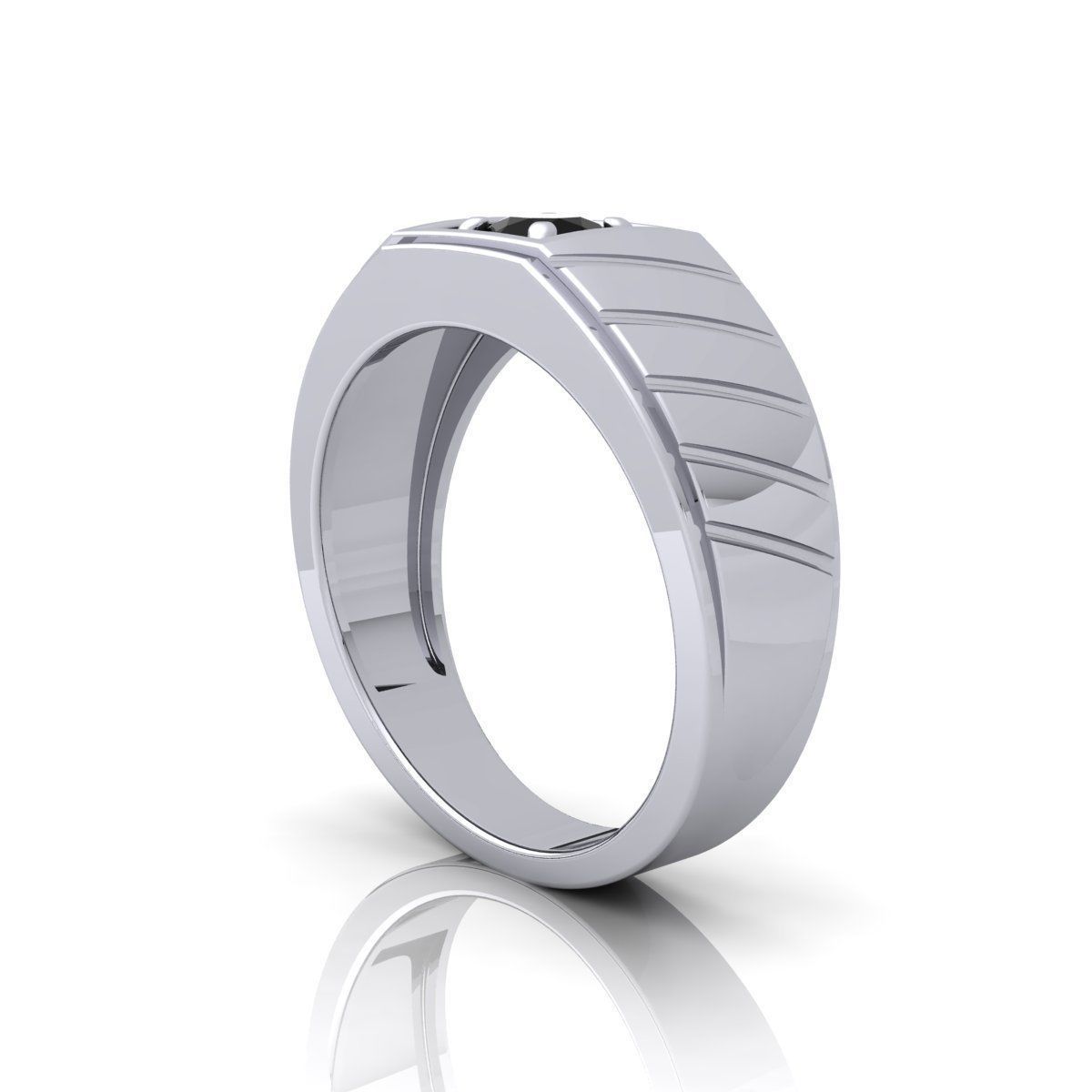 Mens Ring 3D print model_3