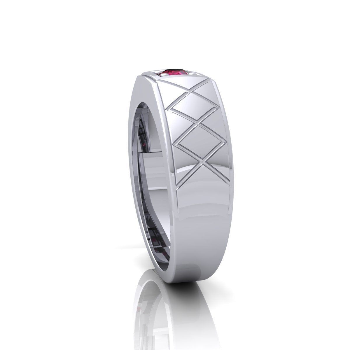 Mens Ring  3D print model_5