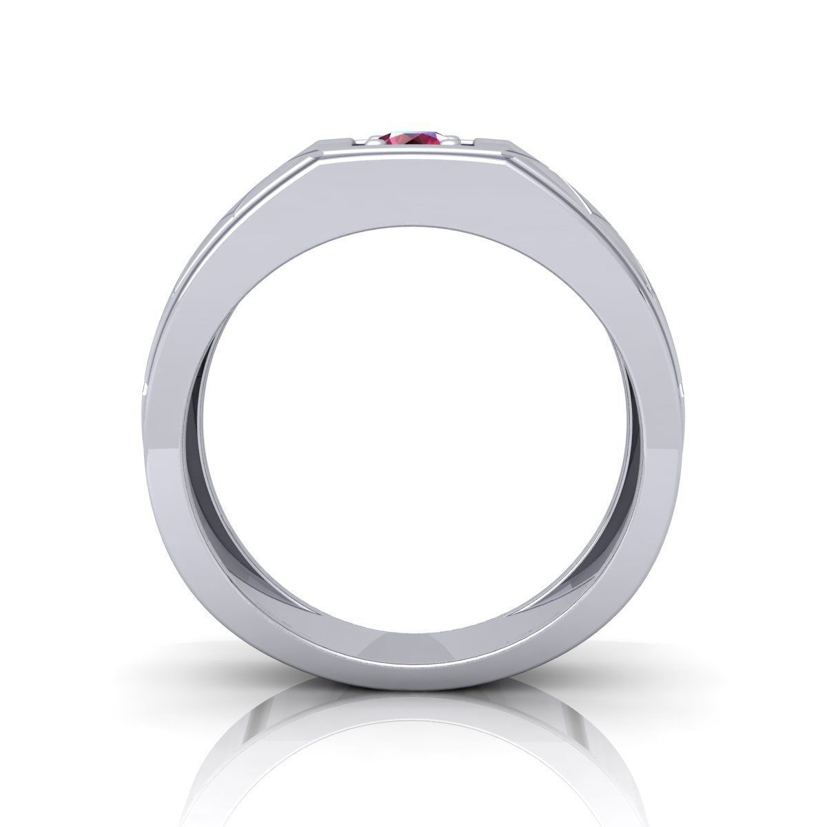 Mens Ring  3D print model_4