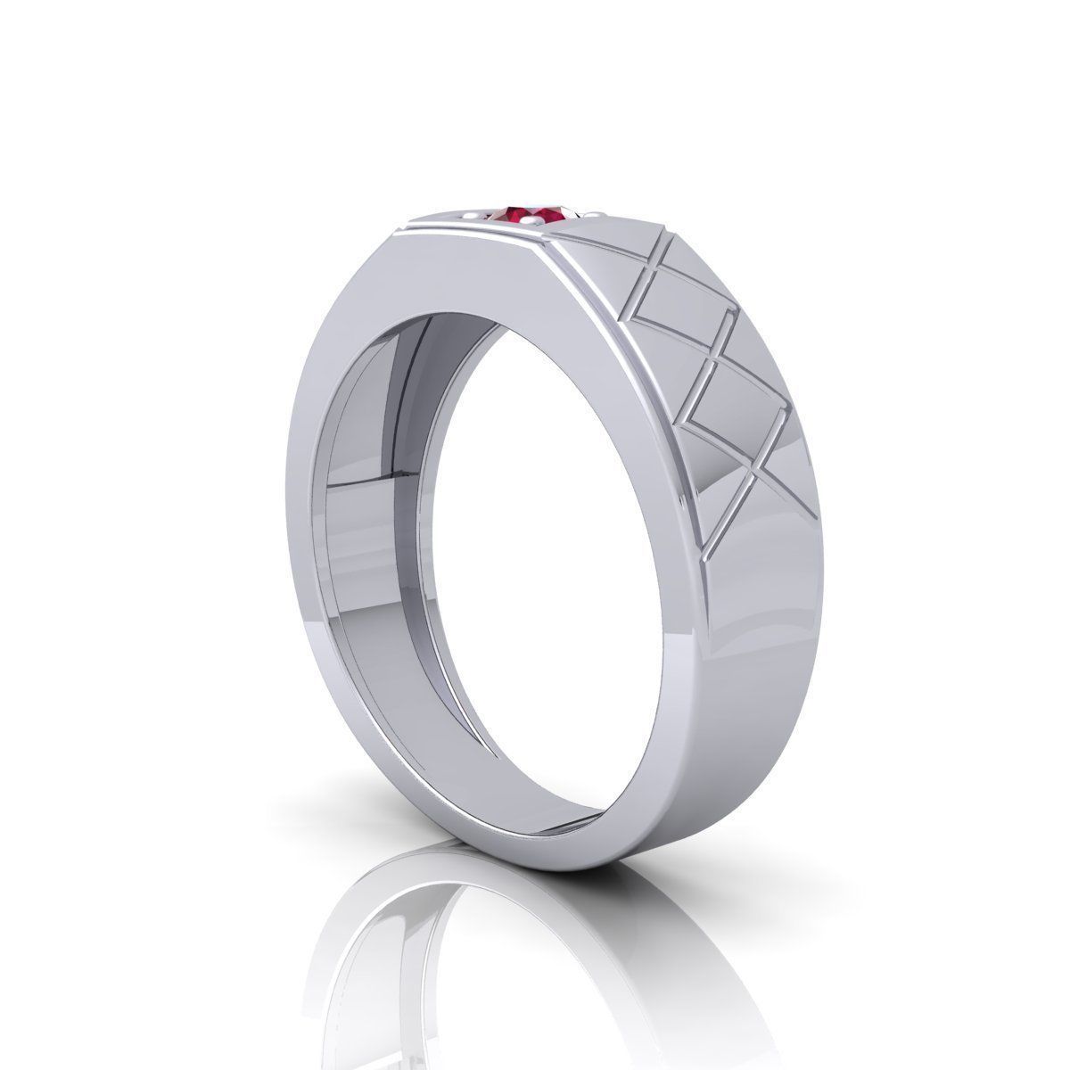 Mens Ring  3D print model_2