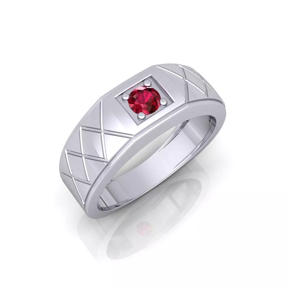 Mens Ring  3D print model_0
