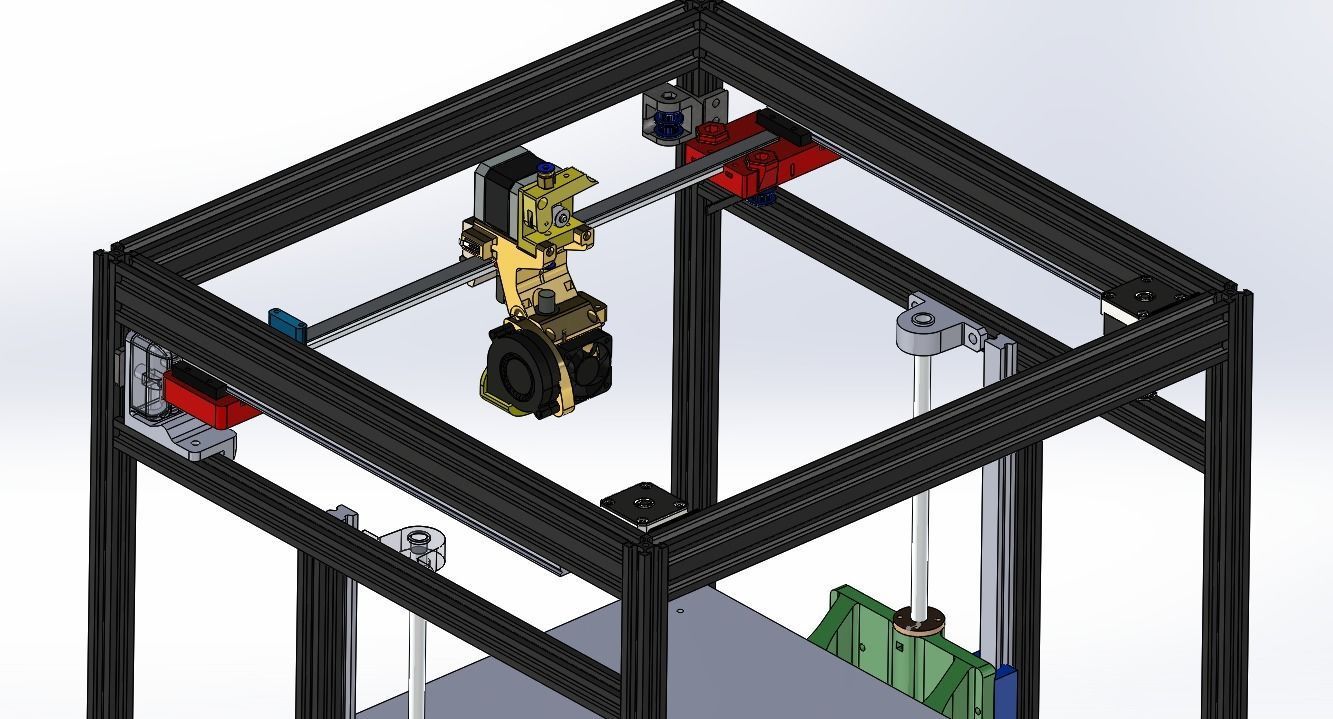 3D PRINTER 300x300x400mm 3D print model_4