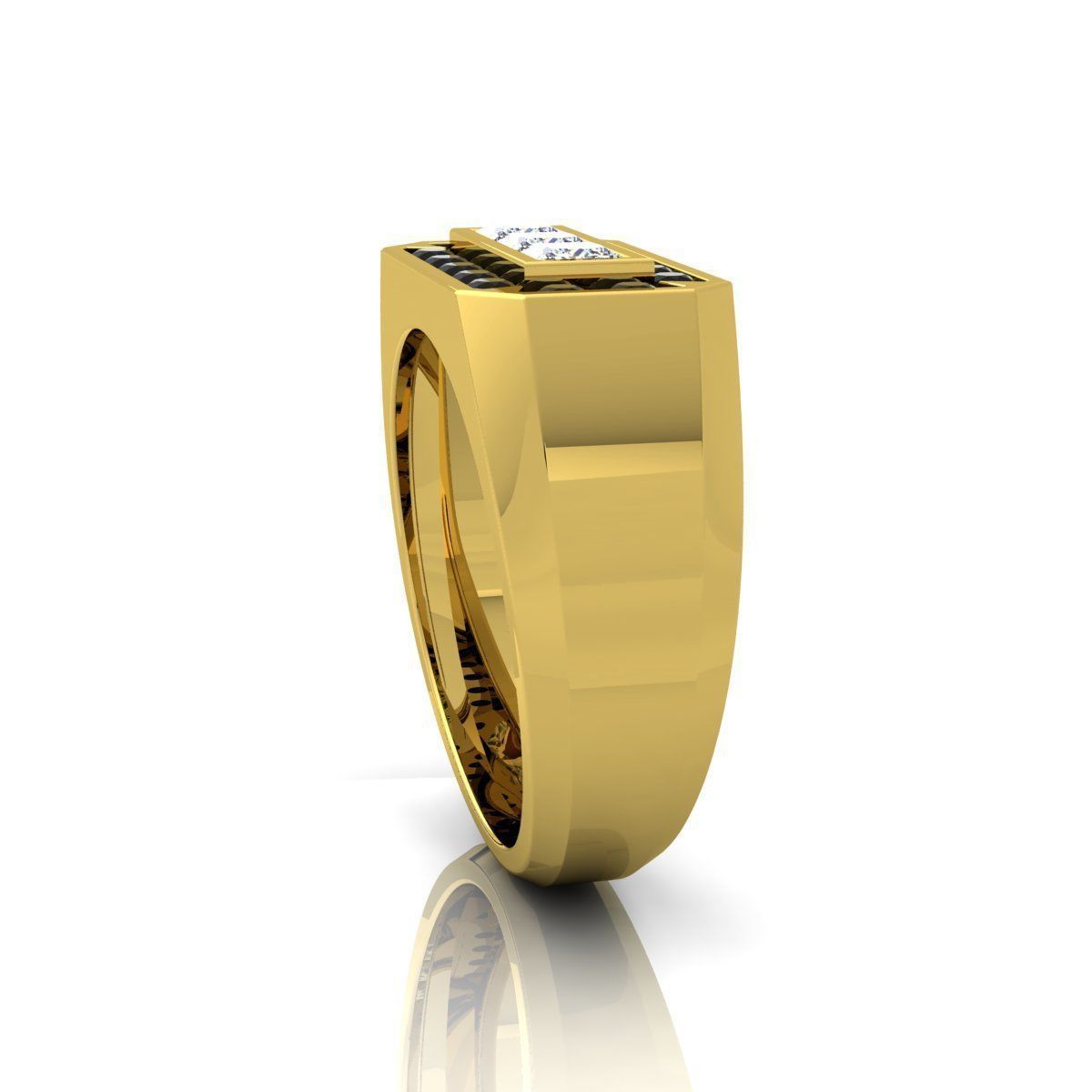 Mens Fancy Ring  Free 3D print model_4
