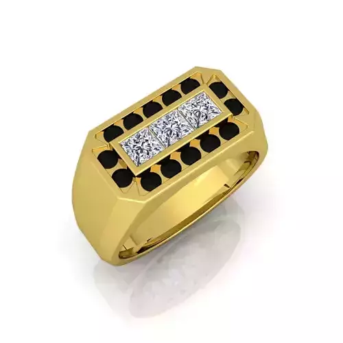 Mens Fancy Ring  Free 3D print model