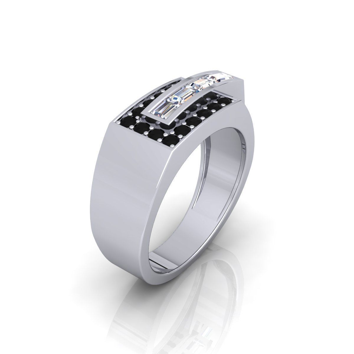 Mens Ring  3D print model_2