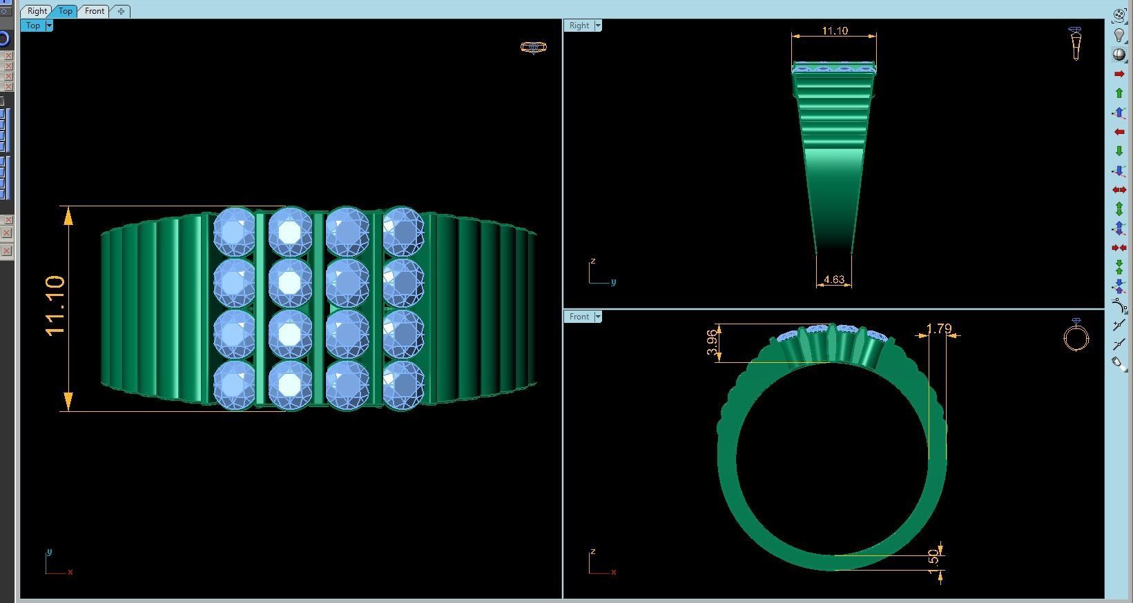 Big Mens Ring 3D print model_9