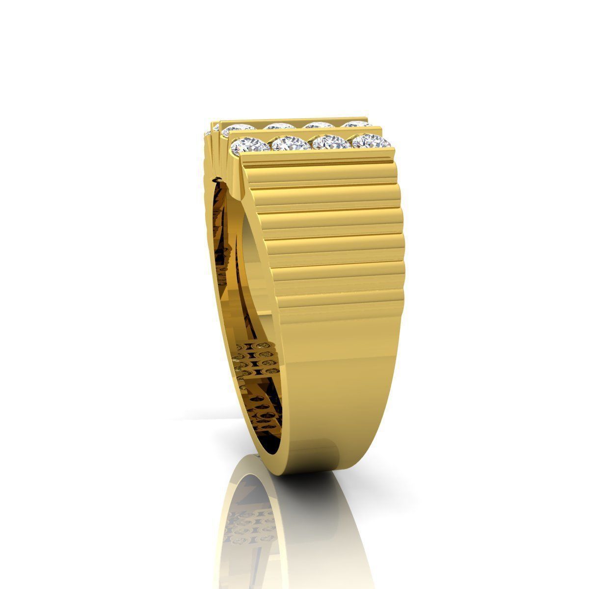 Big Mens Ring 3D print model_5