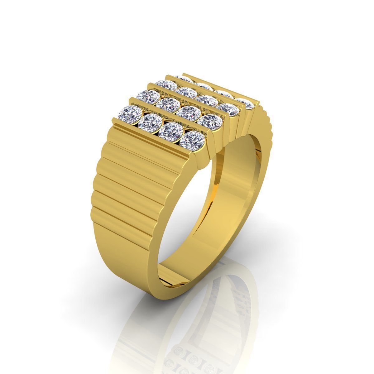 Big Mens Ring 3D print model_7