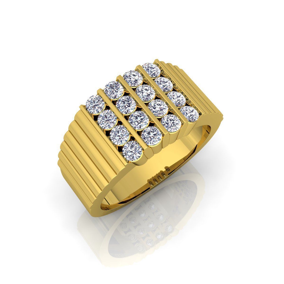 Big Mens Ring 3D print model_8