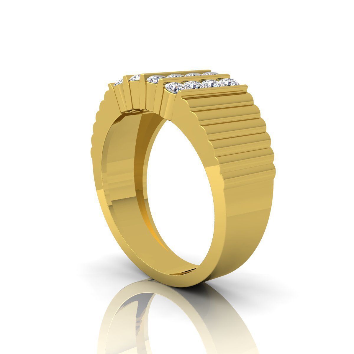 Big Mens Ring 3D print model_4