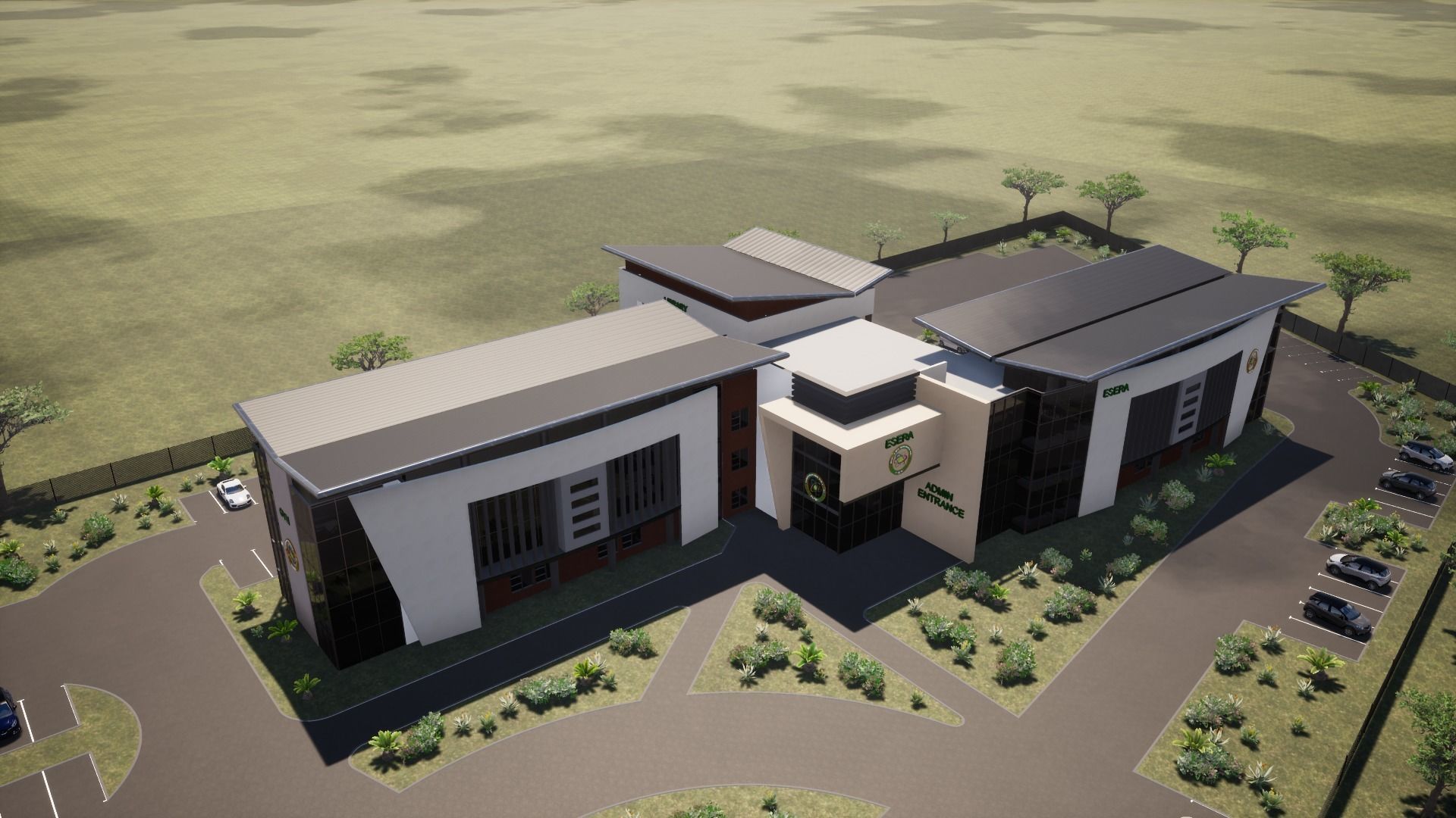 Office Block 3D model_13