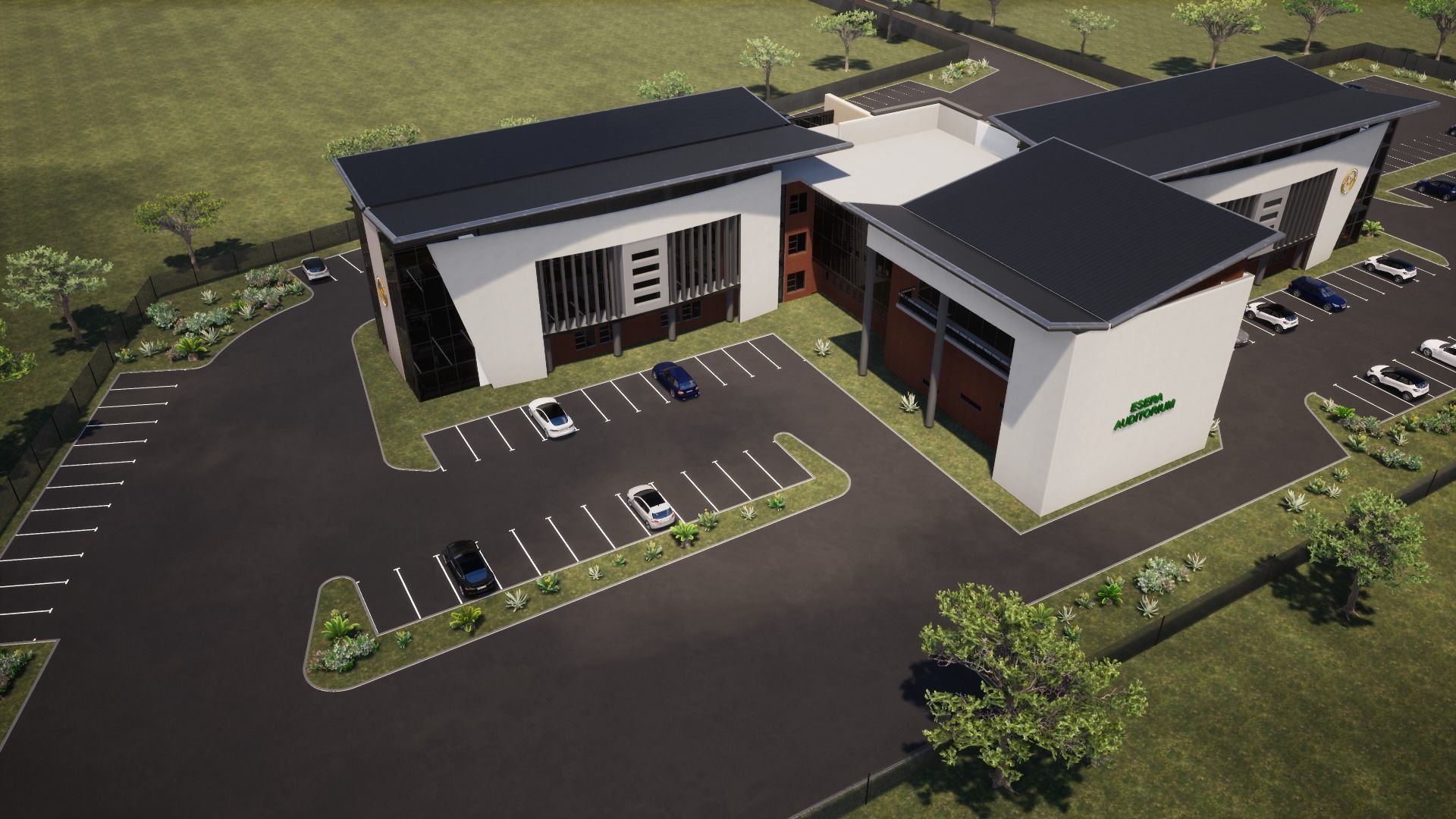 Office Block 3D model_10