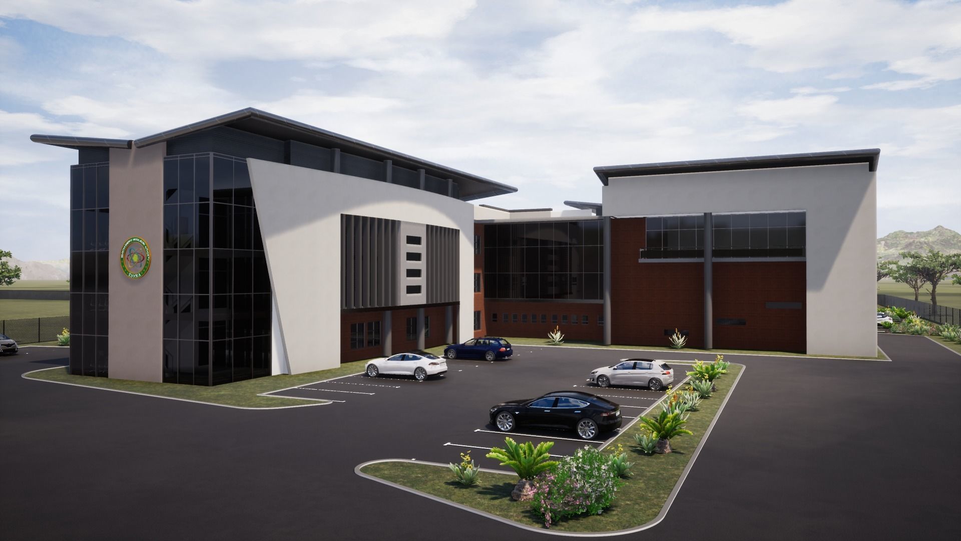 Office Block 3D model_9