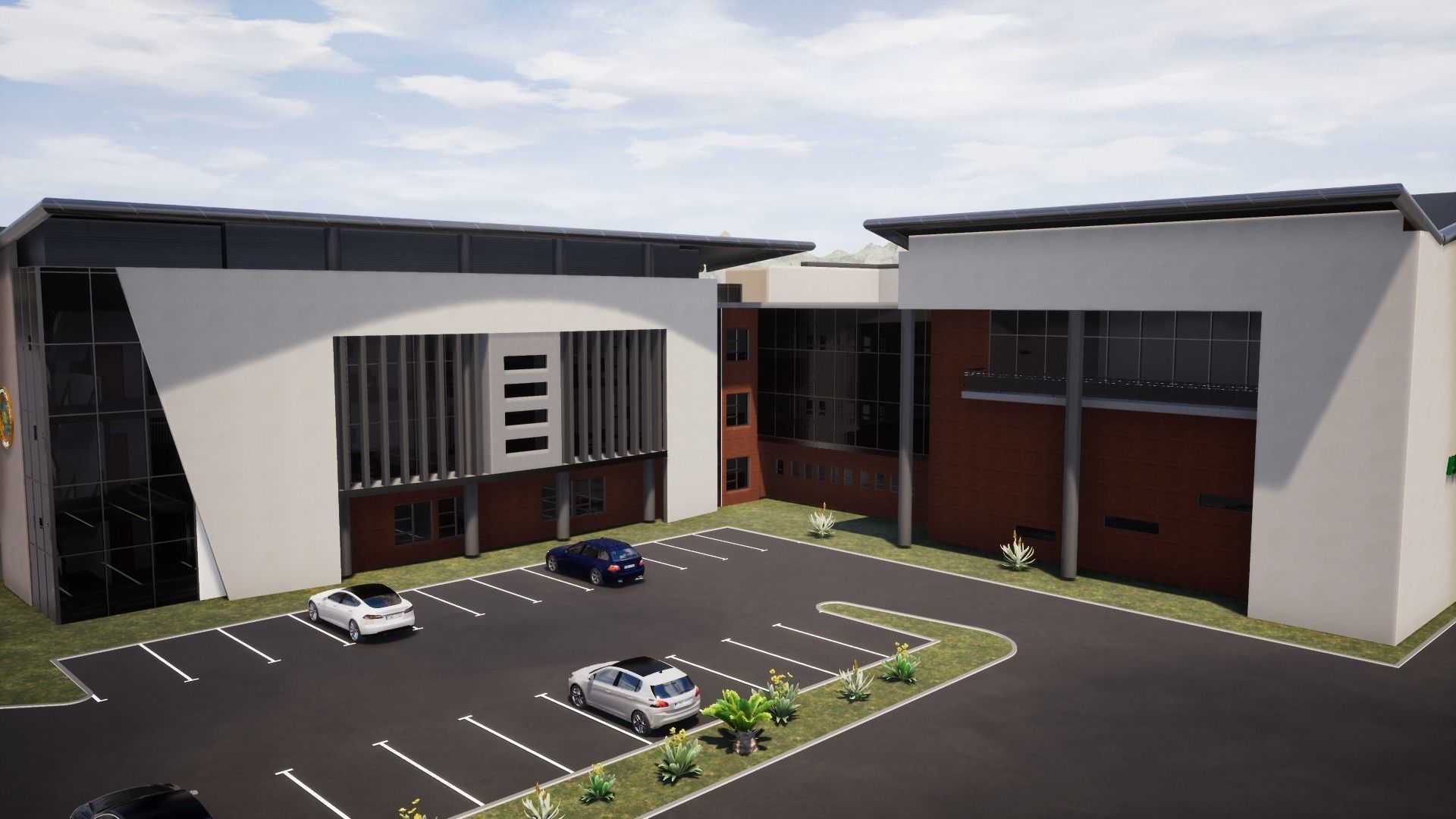 Office Block 3D model_8