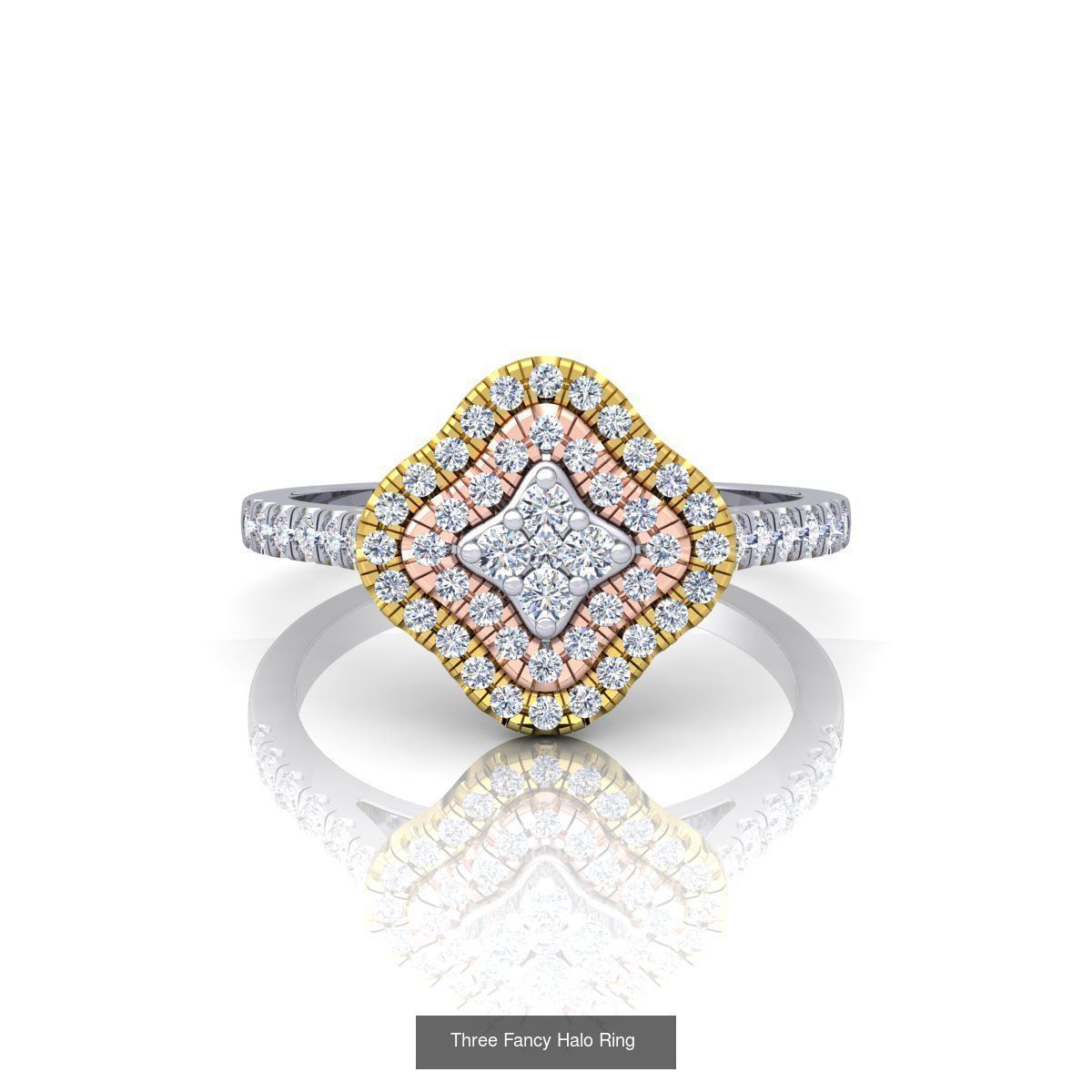 31 Nice Color Stone Mens  Ring Collcetion 3D Model Collection_15