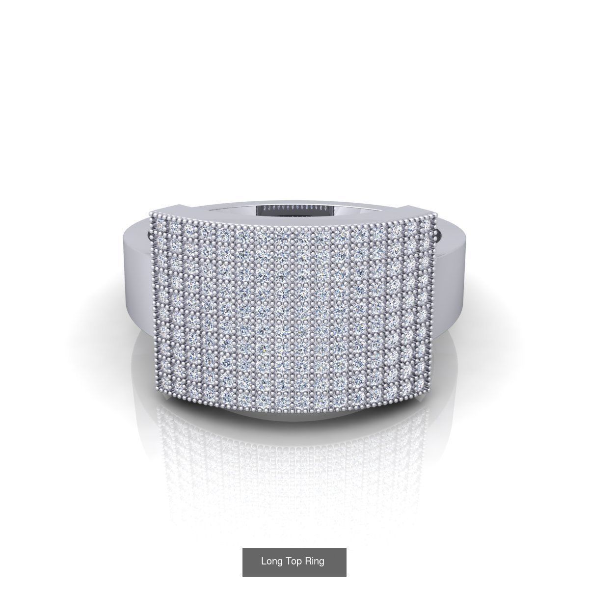 31 Nice Color Stone Mens  Ring Collcetion 3D Model Collection_25