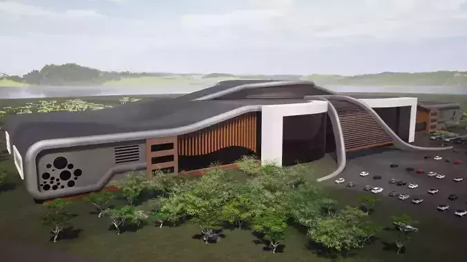 International Convention  Center 3D model