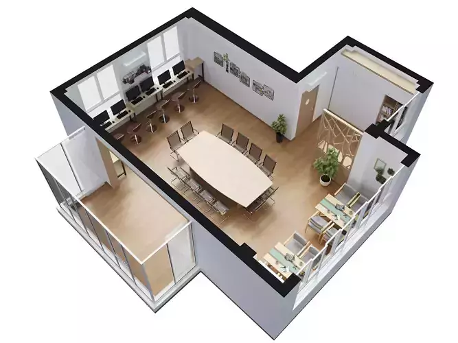 Conference table leisure table