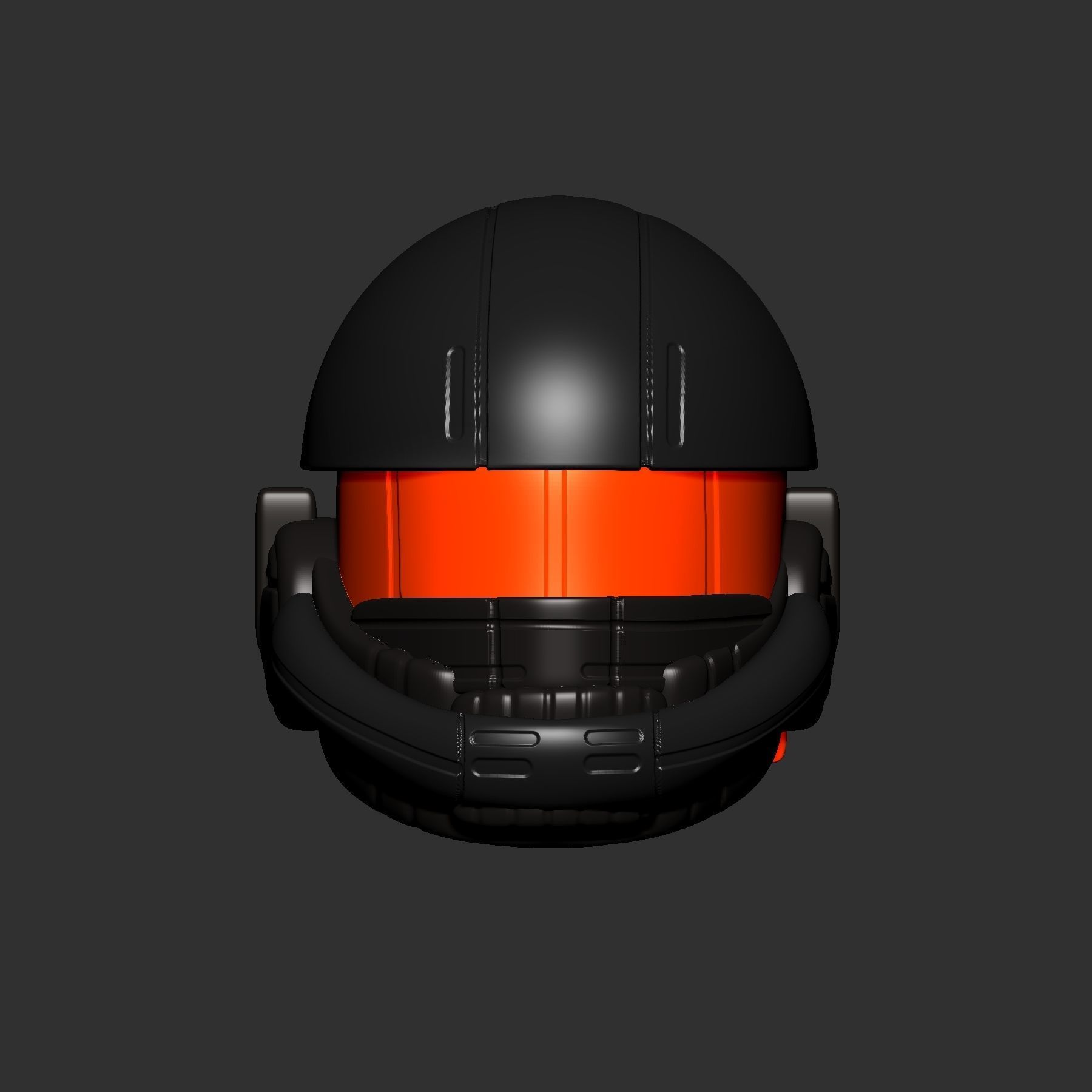 helmet high poly sculpt 3d printable ver 7 3D model 3D model_2