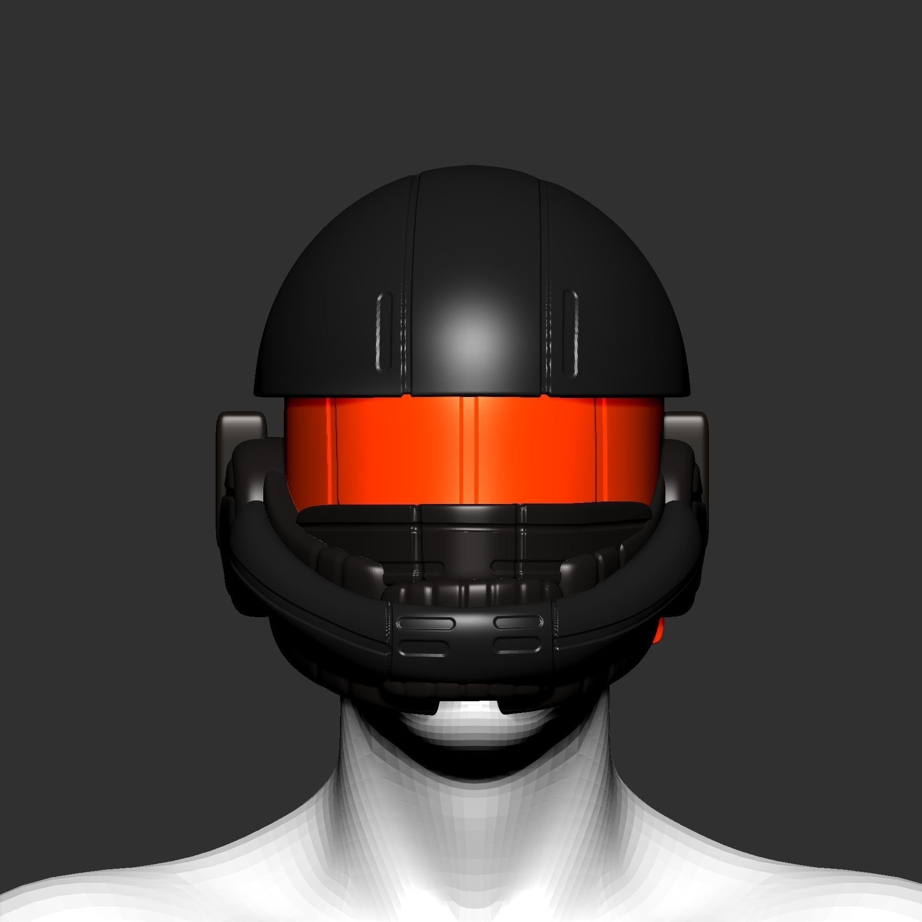 helmet high poly sculpt 3d printable ver 7 3D model 3D model_1