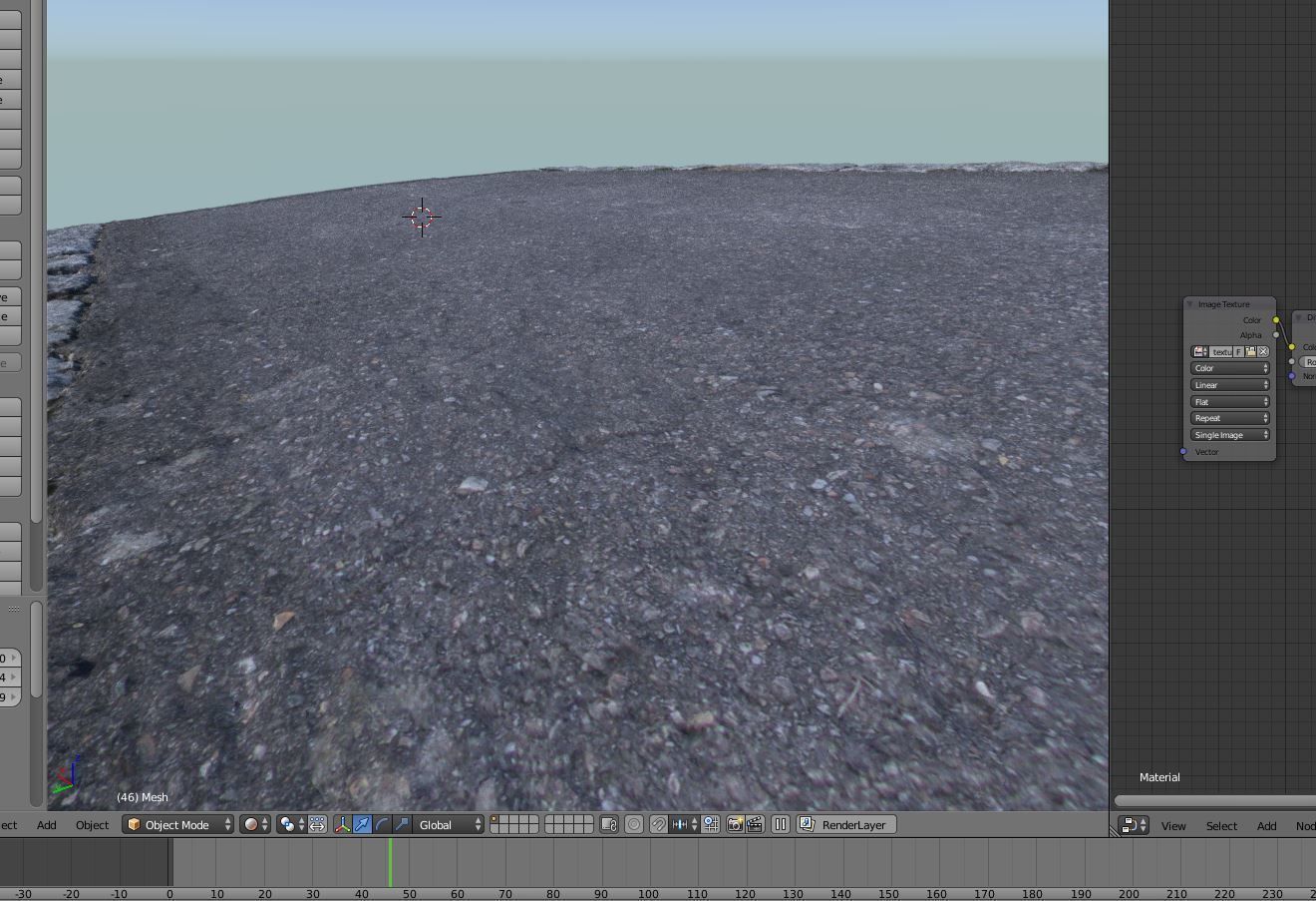 Photoscanned Sidewalk 3D model_5