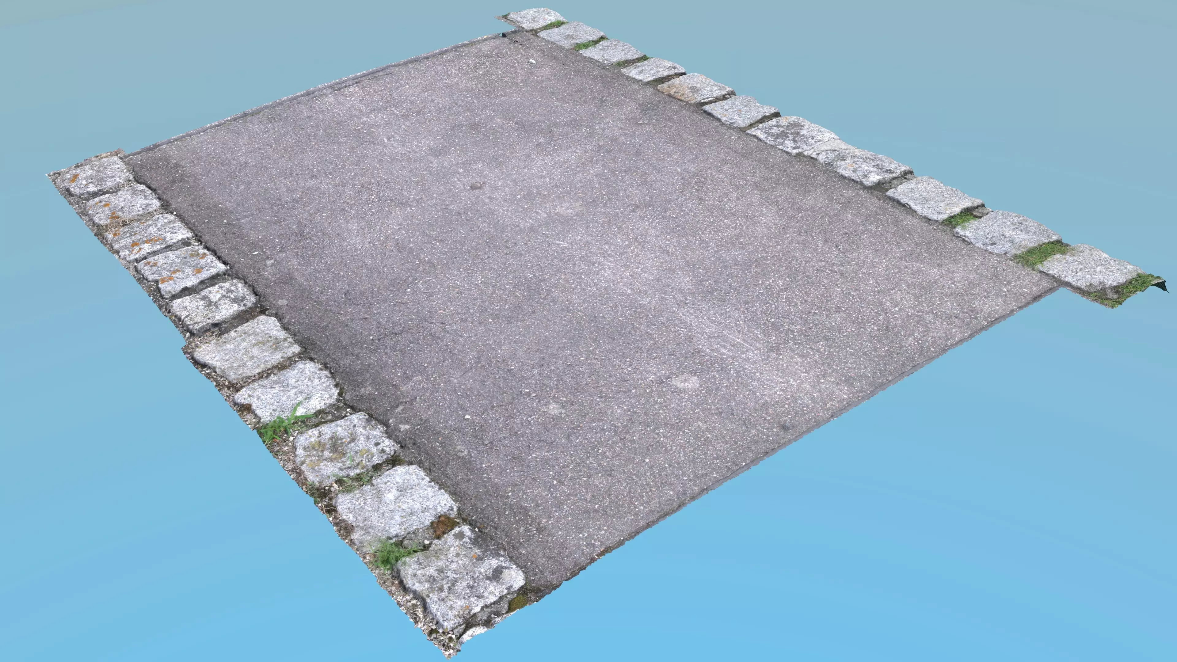 Photoscanned Sidewalk 3D model_0