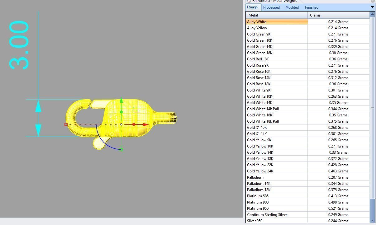 Lock chain bracelet wristband LOBSTER CLASPS parrot lock 3D print model_7