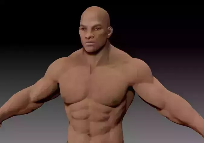 Male body 05 3D model