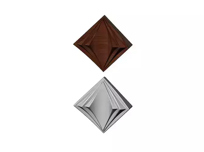 Abstract modular tiles for decor  3D print model