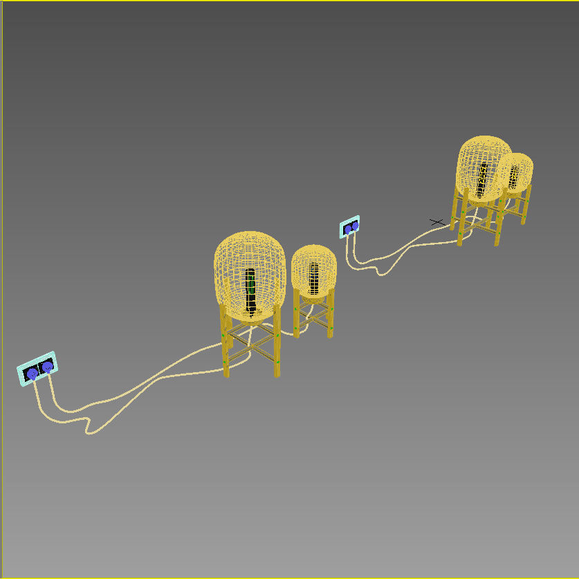 Lamp Flamant Kaorie 3D model_2