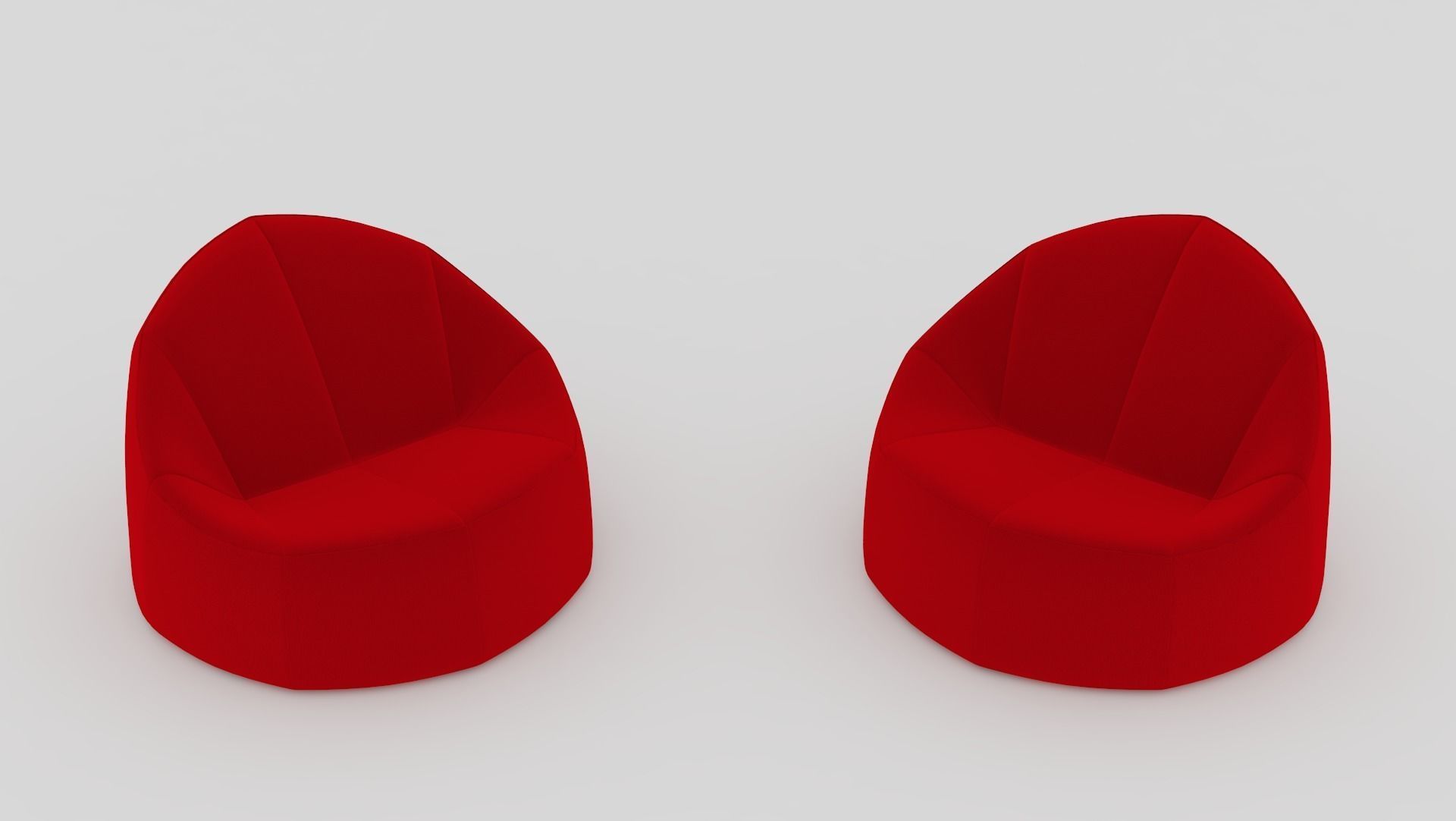 ARMCHAIR lounge chair 3D model_3