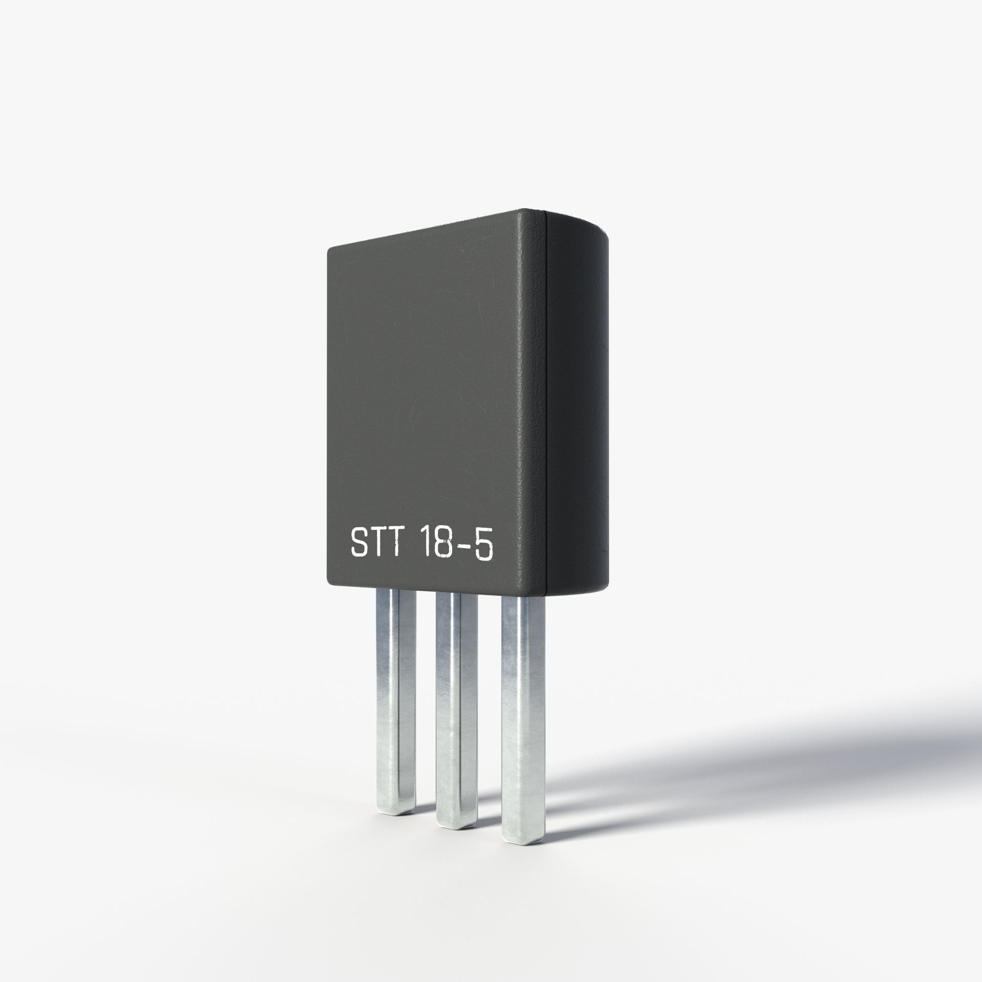 2K PBR Textured Transistor model 3 Low-poly 3D model_5