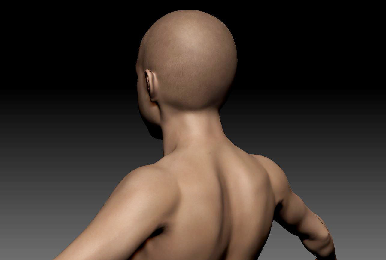 Male body 07 3D model_3