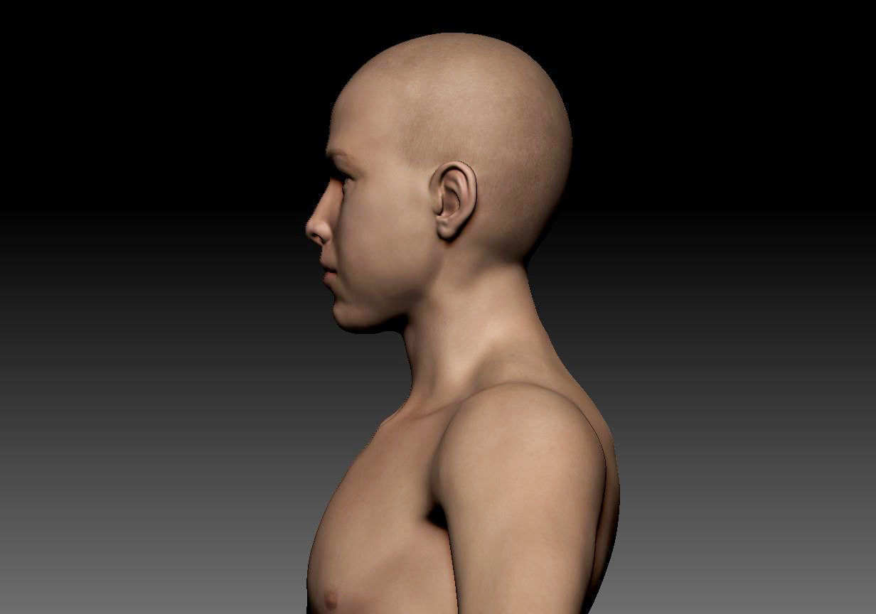 Male body 07 3D model_2
