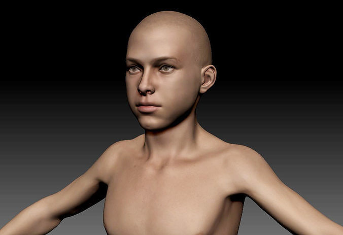 Male body 07 3D model