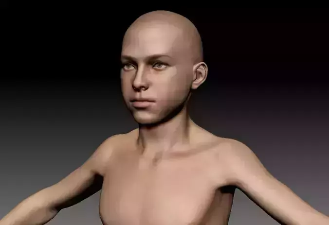 Male body 07 3D model