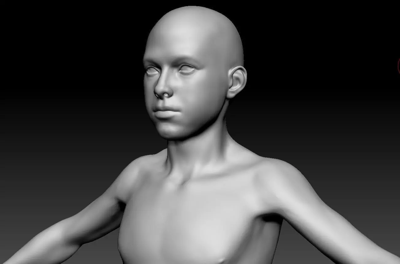 Male body 08 3D model