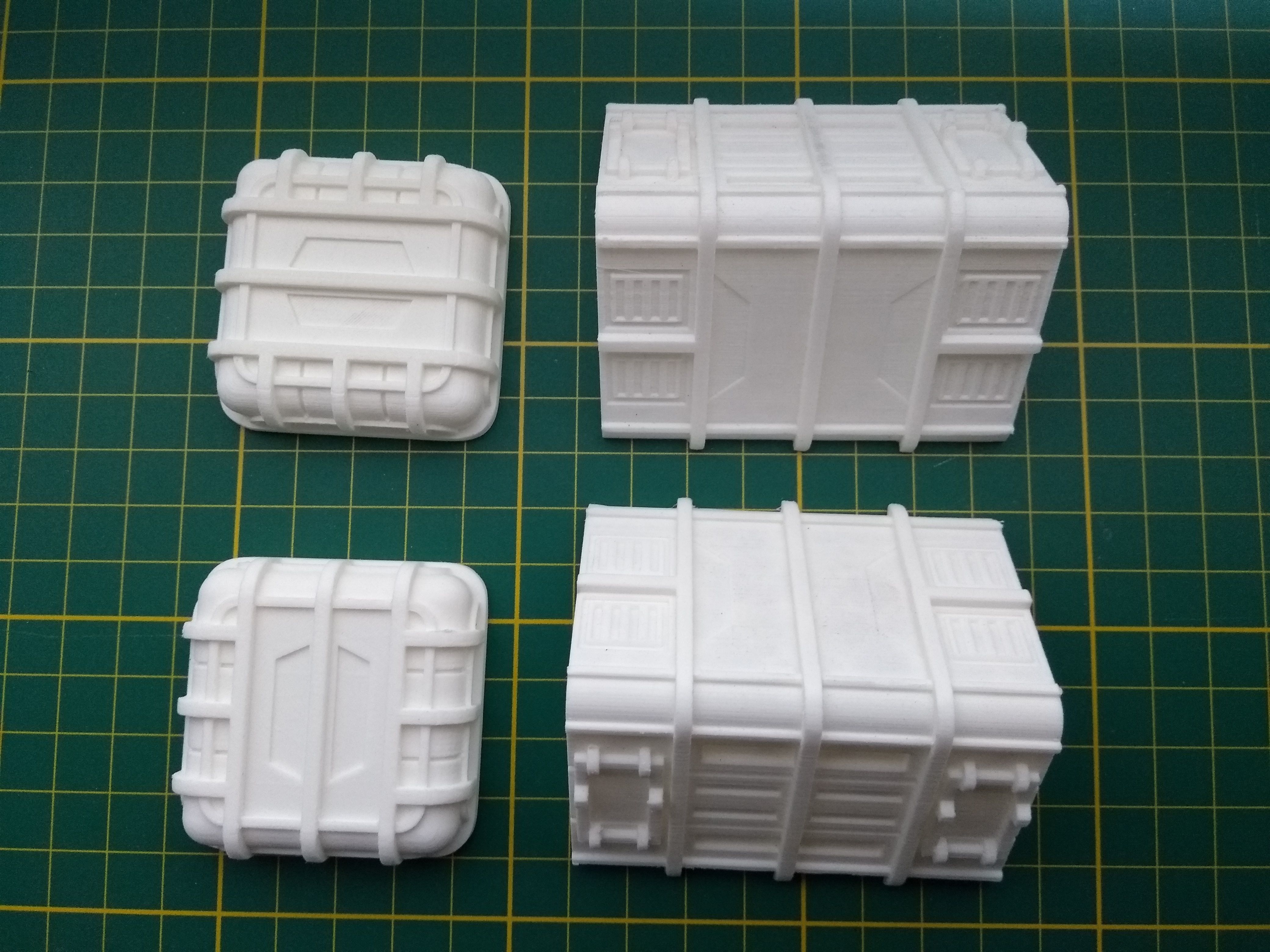 Star Wars Gray Crate 1-6 scale Hottoys  Free 3D print model_10