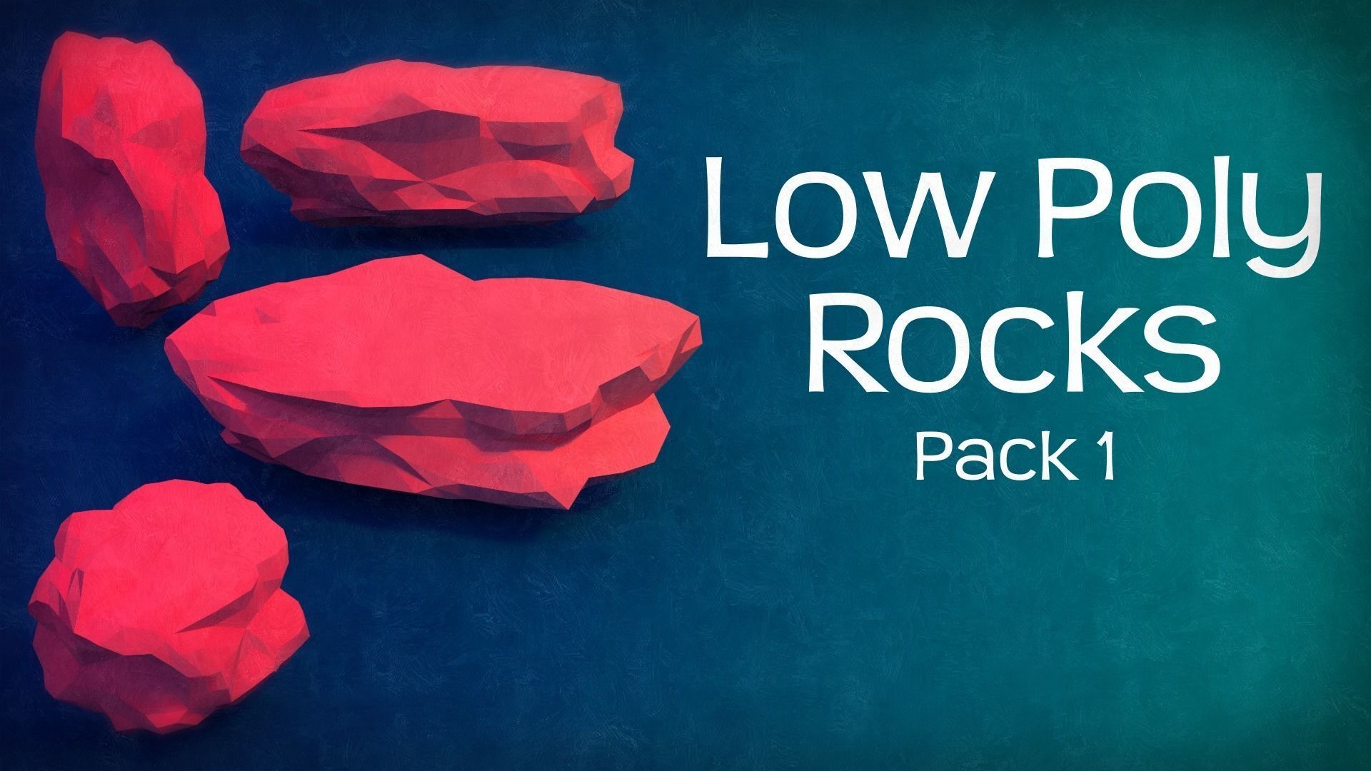 The Low Poly Rocks - Pack 1 Free 3D print model_0