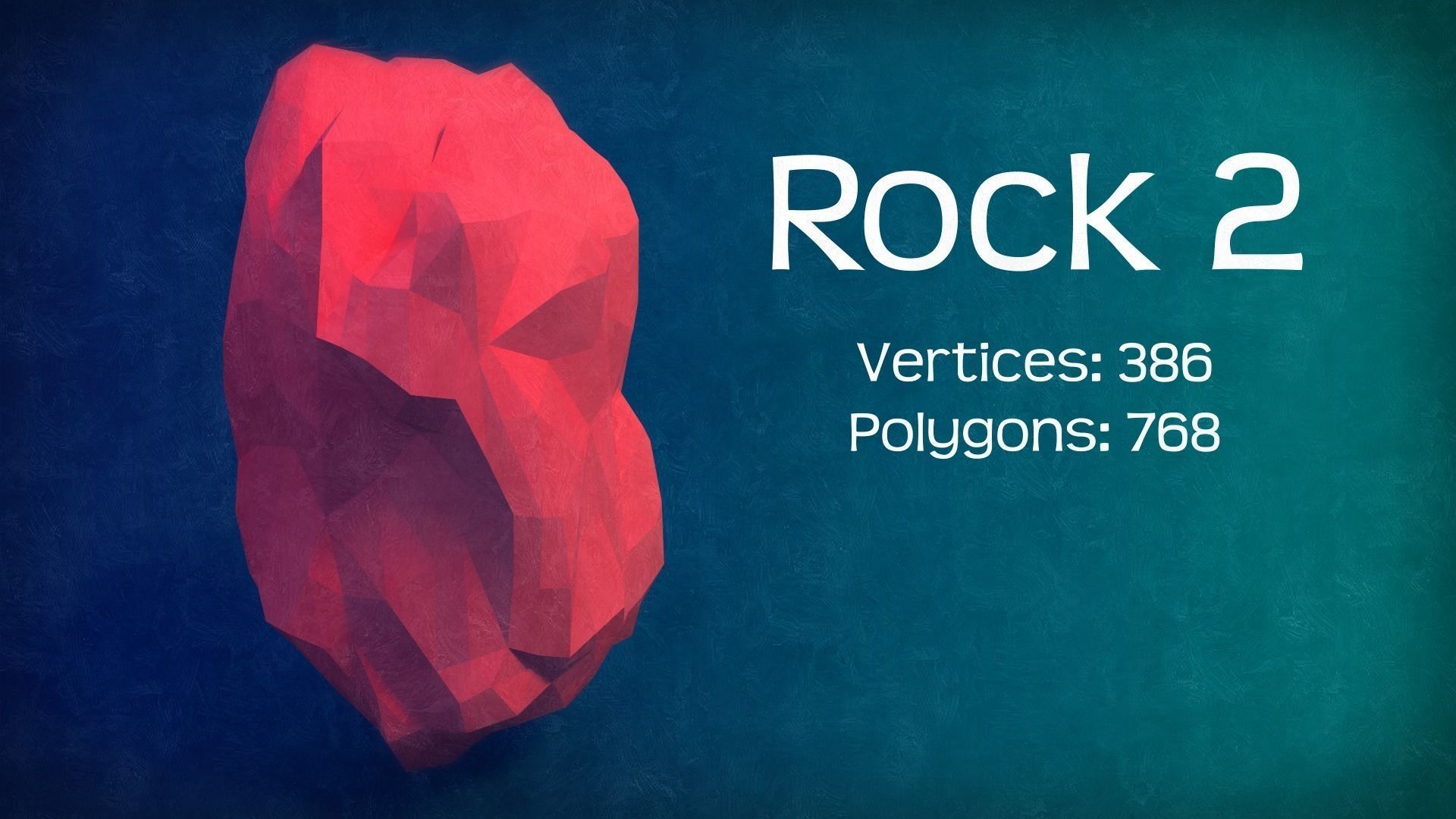 The Low Poly Rocks - Pack 1 Free 3D print model_5