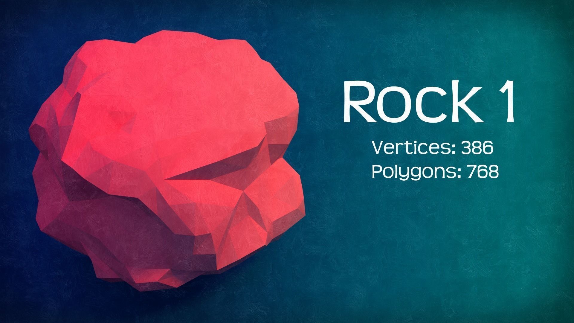 The Low Poly Rocks - Pack 1 Free 3D print model_3